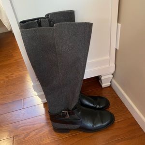 Aerosols Black and Grey Boots - Size 9.5
